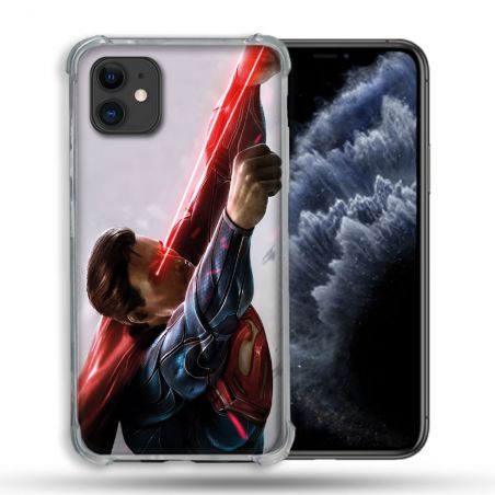 Coque Pour Iphone 11 (6.1) Superman Laser