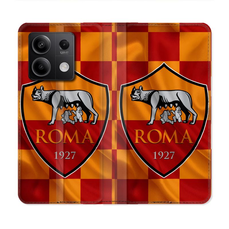 Housse Cuir Portefeuille Pour Xiaomi Redmi Note 13 Pro 5G Foot As Roma