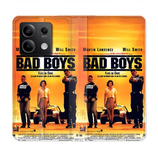 Housse Cuir Portefeuille Pour Xiaomi Redmi Note 13 Pro 5G Bad Boys Affiche