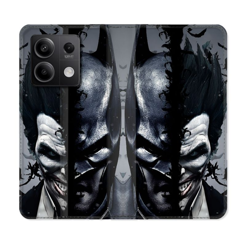 Housse Cuir Portefeuille Pour Xiaomi Redmi Note 13 Pro 5G Batman Joker