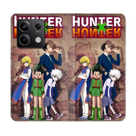 Housse Cuir Portefeuille Pour Xiaomi Redmi Note 13 Pro 5G Manga Hunter X Hunter Vintage