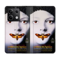Housse Cuir Portefeuille Pour Xiaomi Redmi Note 13 Pro 5G Le Silence Des Agneaux Affiche