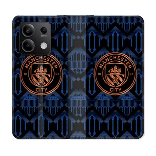 Housse Cuir Portefeuille Pour Xiaomi Redmi Note 13 Pro 5G Foot Manchester City