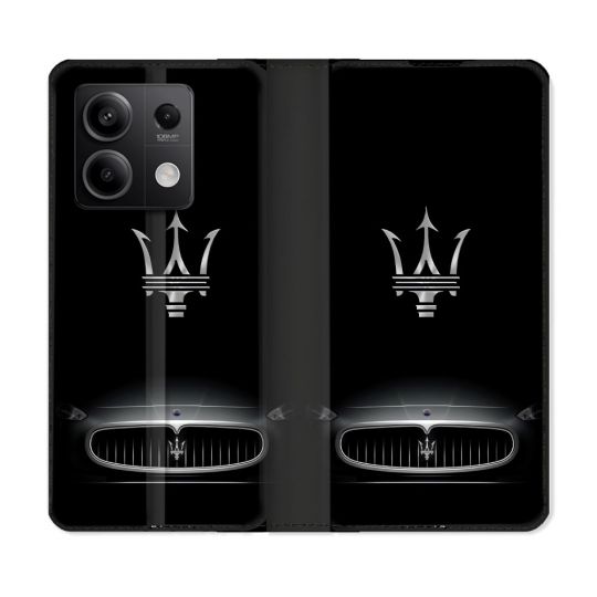 Housse Cuir Portefeuille Pour Xiaomi Redmi Note 13 Pro 5G Maserati
