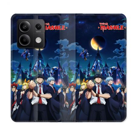 Housse Cuir Portefeuille Pour Xiaomi Redmi Note 13 Pro 5G Manga Mashle