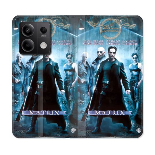 Housse Cuir Portefeuille Pour Xiaomi Redmi Note 13 Pro 5G Matrix Affiche