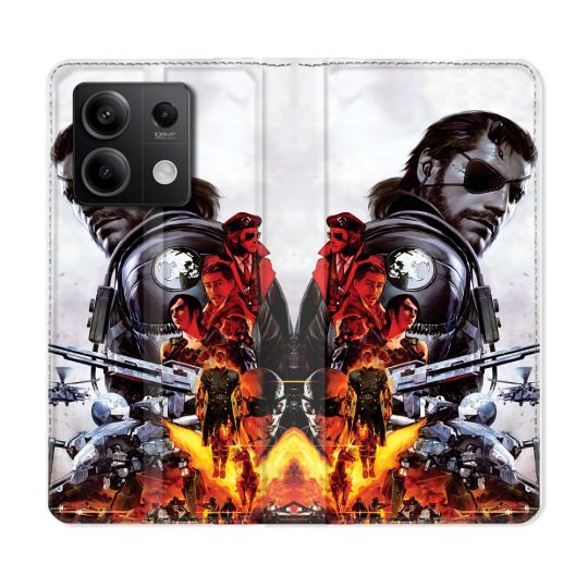 Housse Cuir Portefeuille Pour Xiaomi Redmi Note 13 Pro 5G Metal Gear Solid