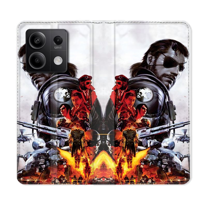 Housse Cuir Portefeuille Pour Xiaomi Redmi Note 13 Pro 5G Metal Gear Solid