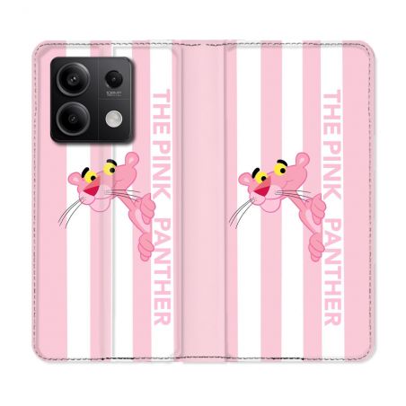 Housse Cuir Portefeuille Pour Xiaomi Redmi Note 13 Pro 5G Panthere Rose