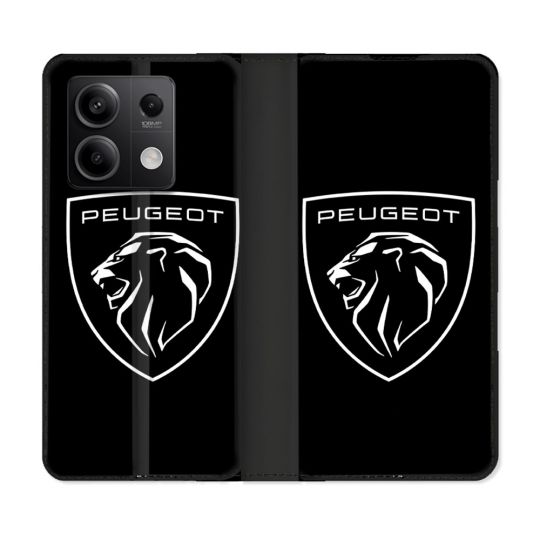 Housse Cuir Portefeuille Pour Xiaomi Redmi Note 13 Pro 5G Peugeot