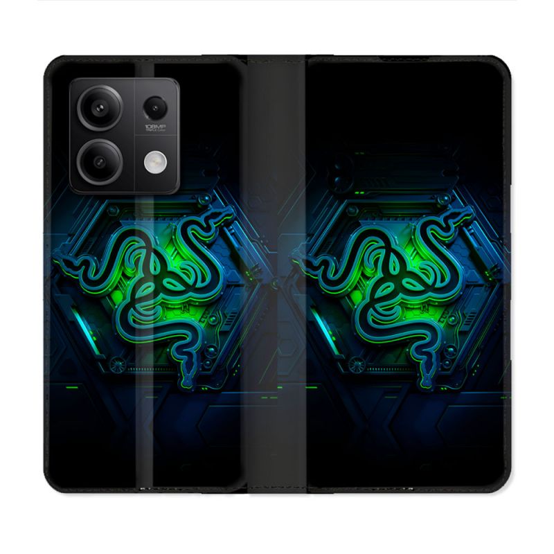 Housse Cuir Portefeuille Pour Xiaomi Redmi Note 13 Pro 5G Razer
