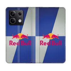 Housse Cuir Portefeuille Pour Xiaomi Redmi Note 13 Pro 5G Red Bull Classique