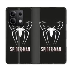 Housse Cuir Portefeuille Pour Xiaomi Redmi Note 13 Pro 5G Spiderman Logo