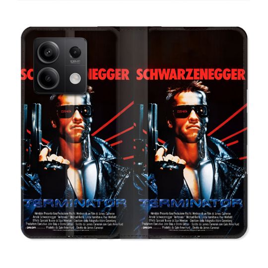 Housse Cuir Portefeuille Pour Xiaomi Redmi Note 13 Pro 5G Terminator