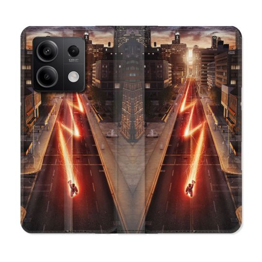 Housse Cuir Portefeuille Pour Xiaomi Redmi Note 13 Pro 5G The Flash City