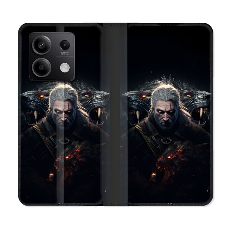 Housse Cuir Portefeuille Pour Xiaomi Redmi Note 13 Pro 5G The Witcher