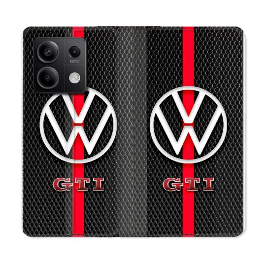 Housse Cuir Portefeuille Pour Xiaomi Redmi Note 13 Pro 5G Volkwagen Line