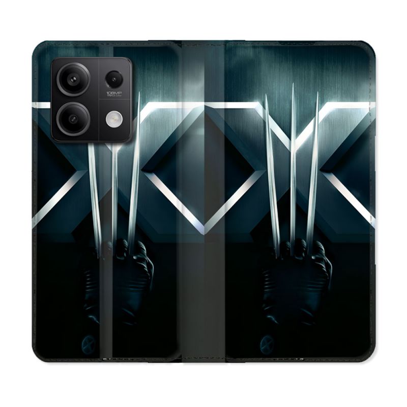 Housse Cuir Portefeuille Pour Xiaomi Redmi Note 13 Pro 5G Xmen