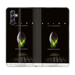 Housse Cuir Portefeuille Pour Samsung Galaxy A05S Alien Affiche
