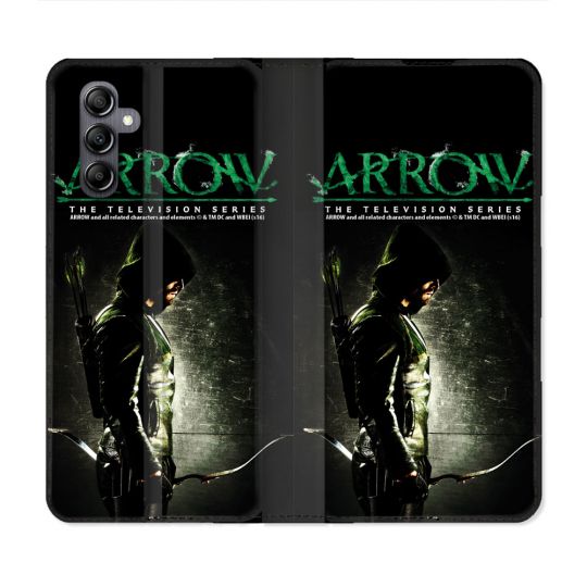 Housse Cuir Portefeuille Pour Samsung Galaxy A05S Arrow Affiche