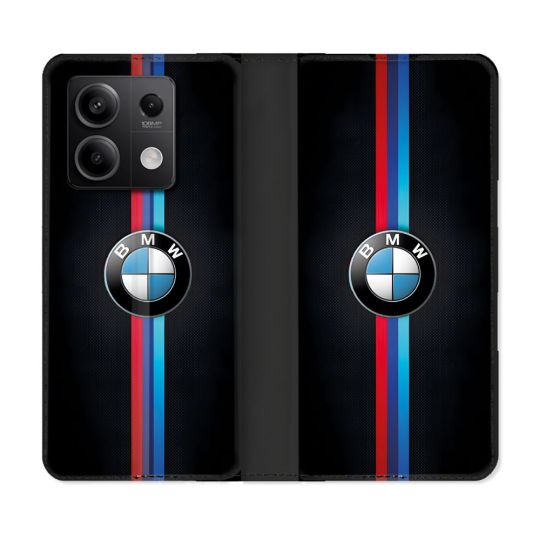 Housse Cuir Portefeuille Pour Xiaomi Redmi Note 13 5G BMW Logo