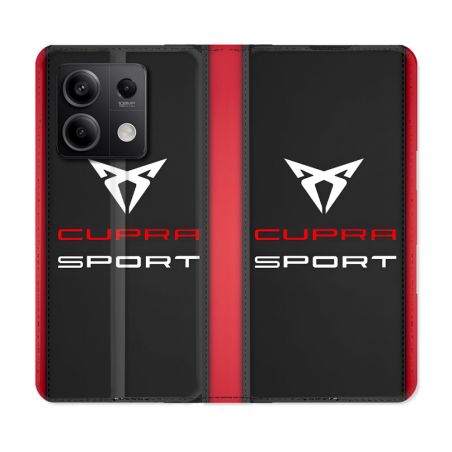 Housse Cuir Portefeuille Pour Xiaomi Redmi Note 13 5G Cupra