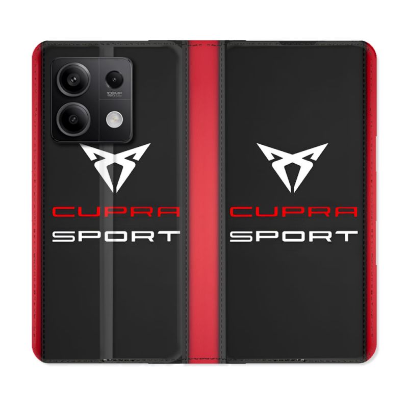 Housse Cuir Portefeuille Pour Xiaomi Redmi Note 13 5G Cupra