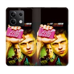 Housse Cuir Portefeuille Pour Xiaomi Redmi Note 13 5G Fight Club Affiche