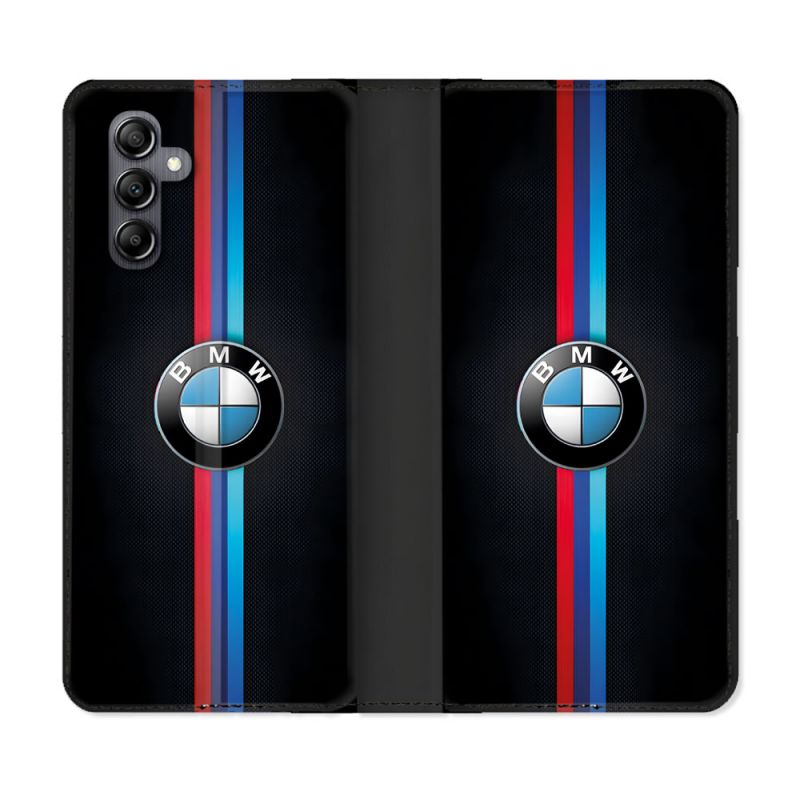 Housse Cuir Portefeuille Pour Samsung Galaxy A05S BMW Logo