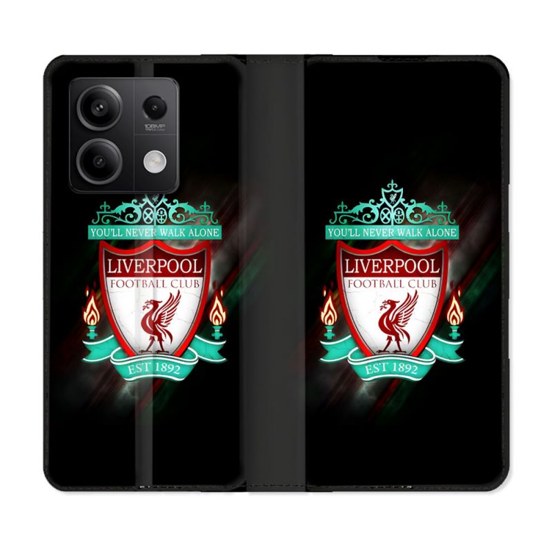 Housse Cuir Portefeuille Pour Xiaomi Redmi Note 13 5G Foot Liverpool