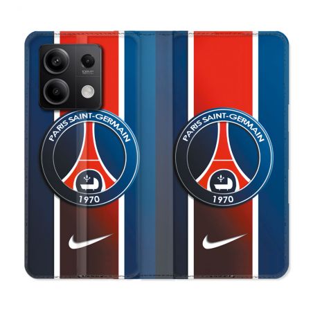 Housse Cuir Portefeuille Pour Xiaomi Redmi Note 13 5G Foot PSG 1970