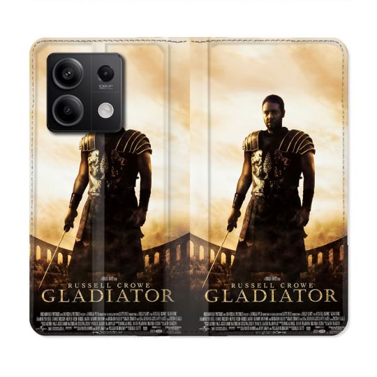 Housse Cuir Portefeuille Pour Xiaomi Redmi Note 13 5G Gladiator Affiche