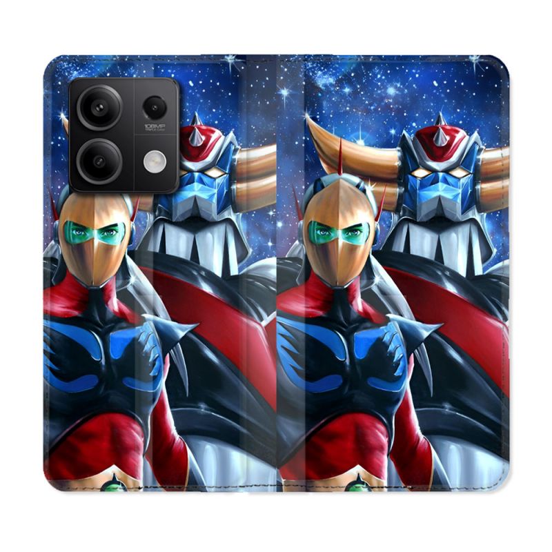 Housse Cuir Portefeuille Pour Xiaomi Redmi Note 13 5G Goldorak