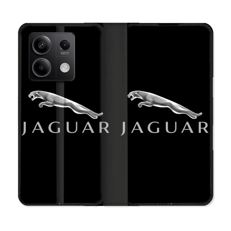 Housse Cuir Portefeuille Pour Xiaomi Redmi Note 13 5G Jaguar