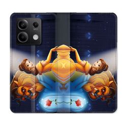 Housse Cuir Portefeuille Pour Xiaomi Redmi Note 13 5G La Belle et La Bête
