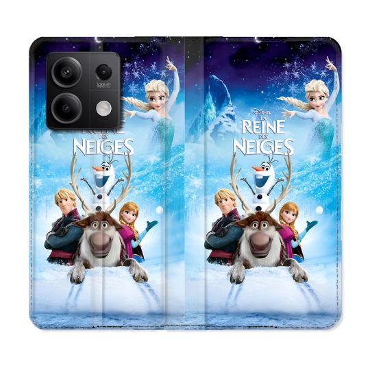 Housse Cuir Portefeuille Pour Xiaomi Redmi Note 13 5G La Reine Des Neiges