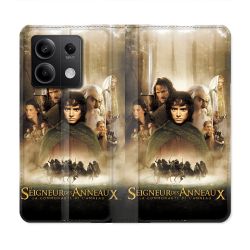 Housse Cuir Portefeuille Pour Xiaomi Redmi Note 13 5G Le seigneur Des Anneaux Affiche