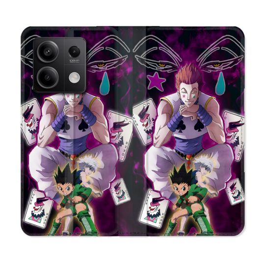 Housse Cuir Portefeuille Pour Xiaomi Redmi Note 13 5G Manga Hunter X Hunter Hisoka