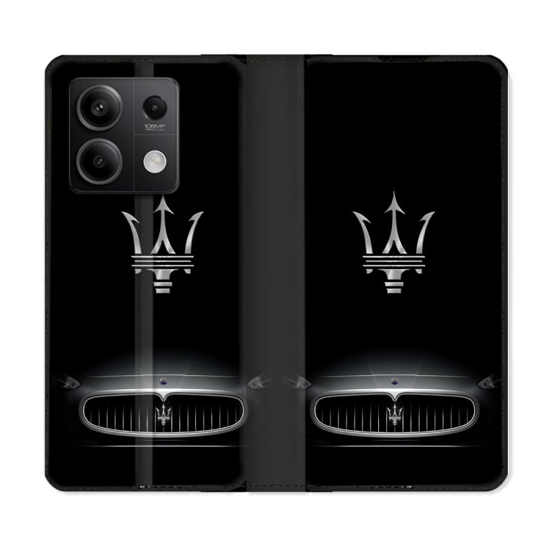 Housse Cuir Portefeuille Pour Xiaomi Redmi Note 13 5G Maserati