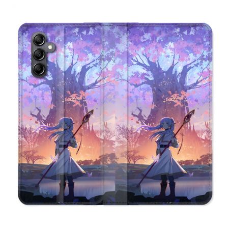 Housse Cuir Portefeuille Pour Samsung Galaxy A05S Manga Frieren