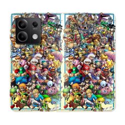 Housse Cuir Portefeuille Pour Xiaomi Redmi Note 13 5G Nintendo