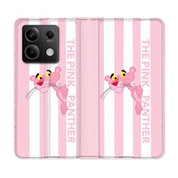Housse Cuir Portefeuille Pour Xiaomi Redmi Note 13 5G Panthere Rose