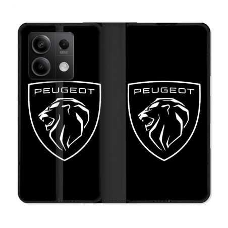 Housse Cuir Portefeuille Pour Xiaomi Redmi Note 13 5G Peugeot