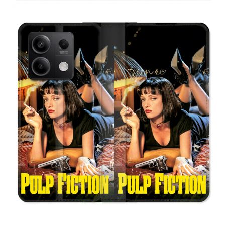 Housse Cuir Portefeuille Pour Xiaomi Redmi Note 13 5G Pulp Fiction Affiche