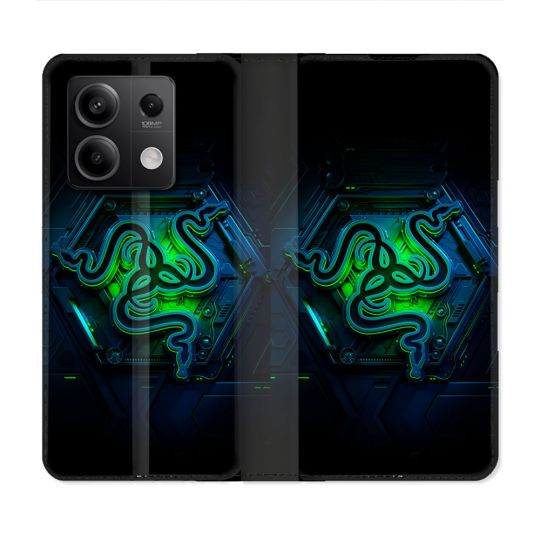 Housse Cuir Portefeuille Pour Xiaomi Redmi Note 13 5G Razer