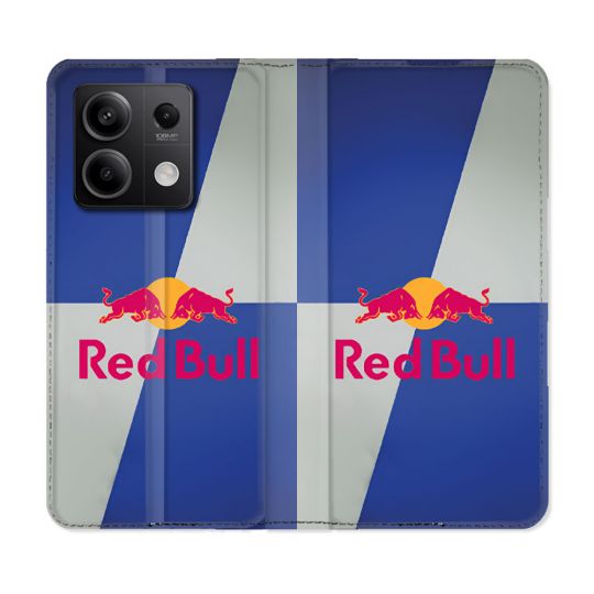 Housse Cuir Portefeuille Pour Xiaomi Redmi Note 13 5G Red Bull Classique