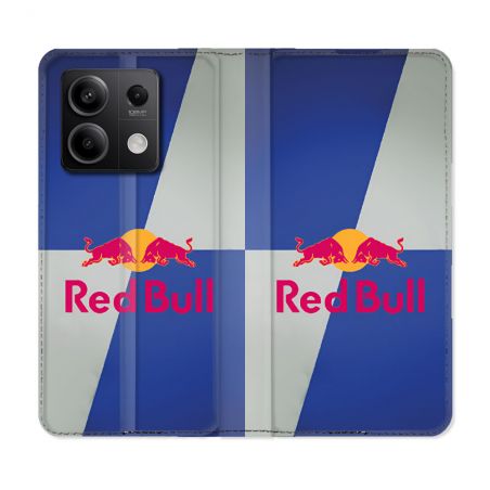 Housse Cuir Portefeuille Pour Xiaomi Redmi Note 13 5G Red Bull Classique