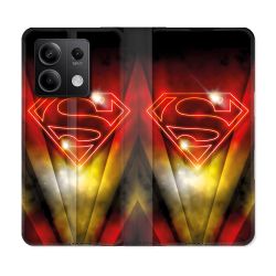 Housse Cuir Portefeuille Pour Xiaomi Redmi Note 13 5G Superman Logo