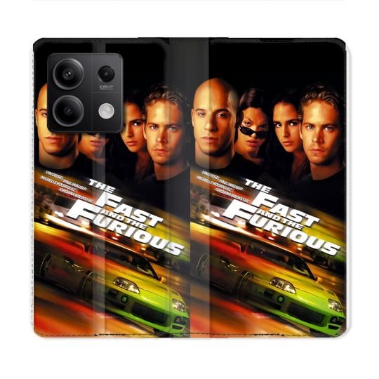 Housse Cuir Portefeuille Pour Xiaomi Redmi Note 13 5G The Fast And Furious
