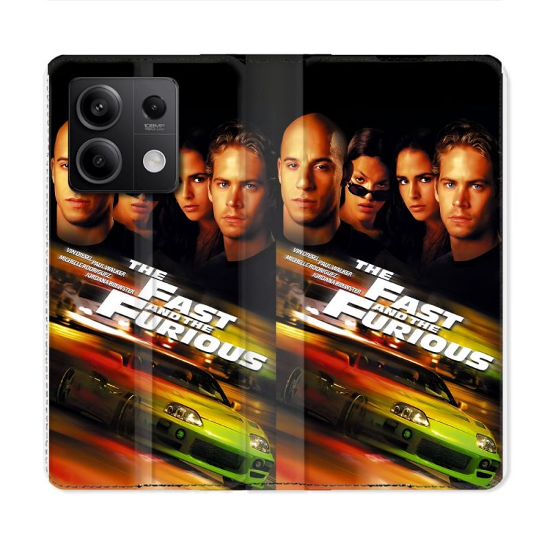 Housse Cuir Portefeuille Pour Xiaomi Redmi Note 13 5G The Fast And Furious